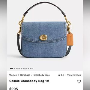 Coach Cassie crossbody bag 19 Denim